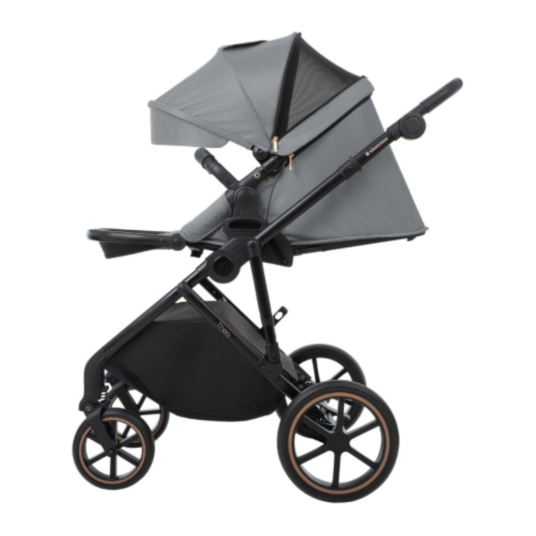 KikkaBoo® Otroški voziček s košaro 2v1 Thea Grey KikkaBoo