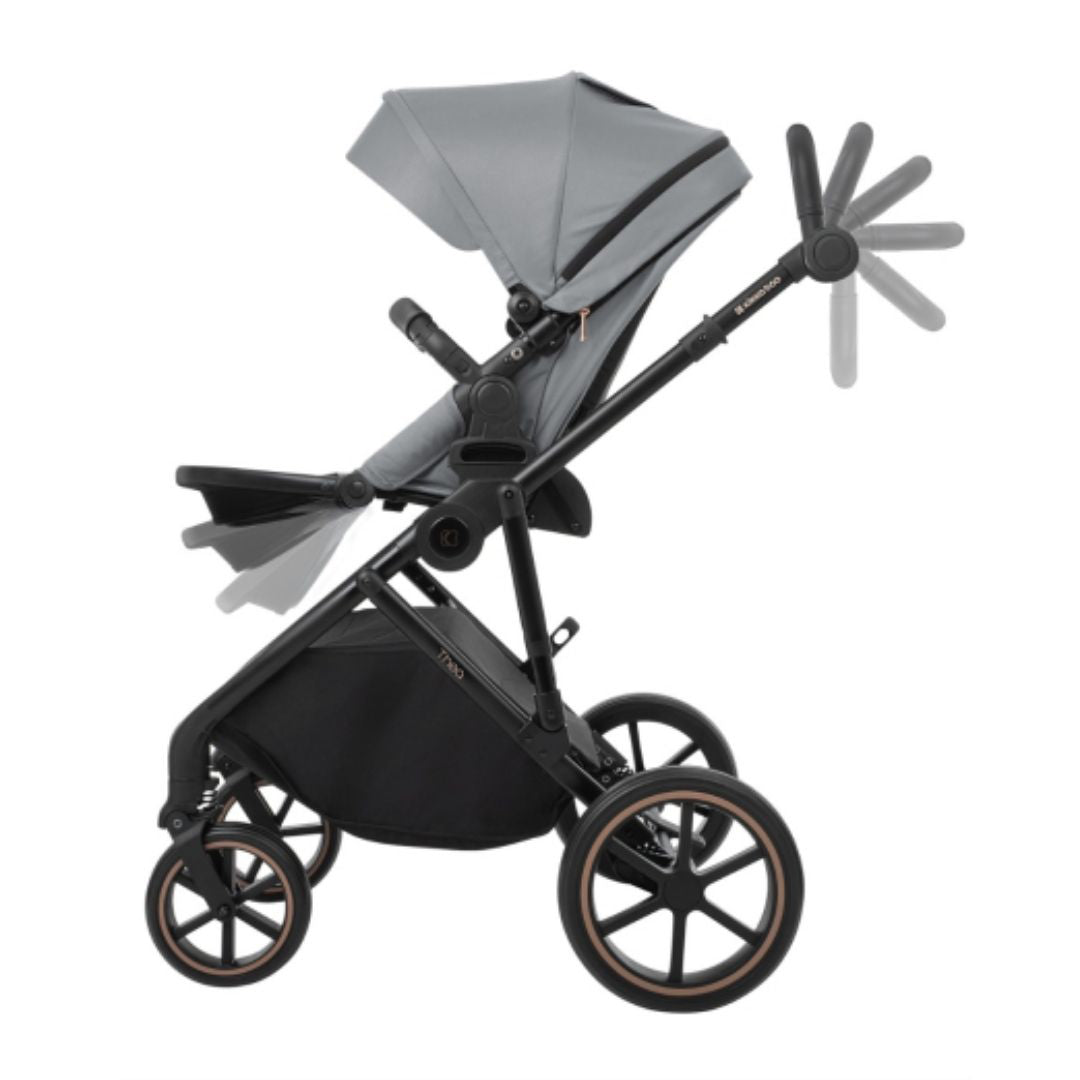 KikkaBoo® Otroški voziček s košaro 2v1 Thea Grey KikkaBoo