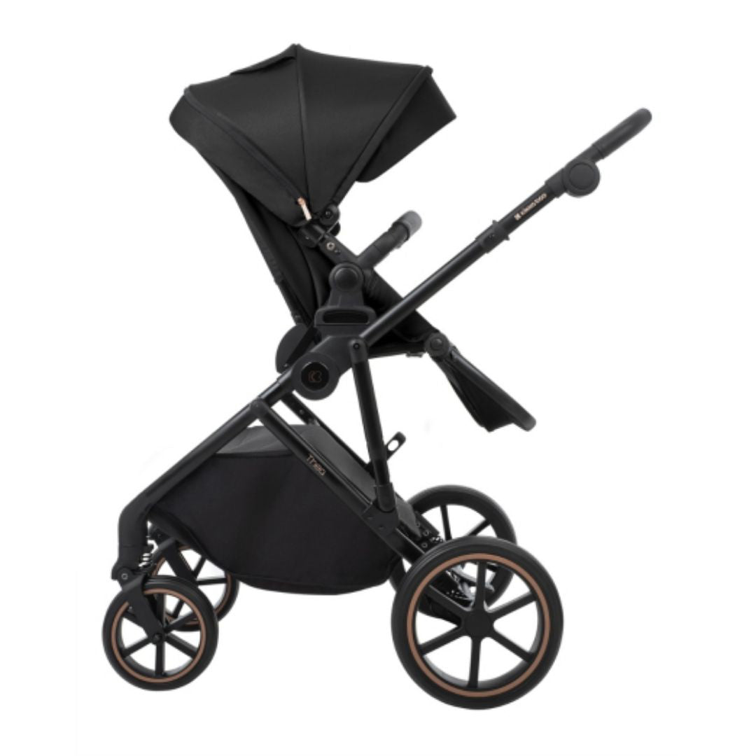 KikkaBoo® Otroški voziček s košaro 2v1 Thea Black KikkaBoo