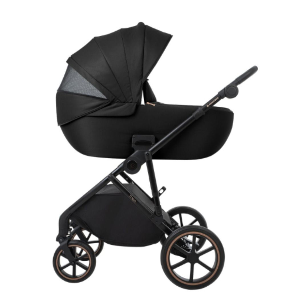 KikkaBoo® Otroški voziček s košaro 2v1 Thea Black KikkaBoo
