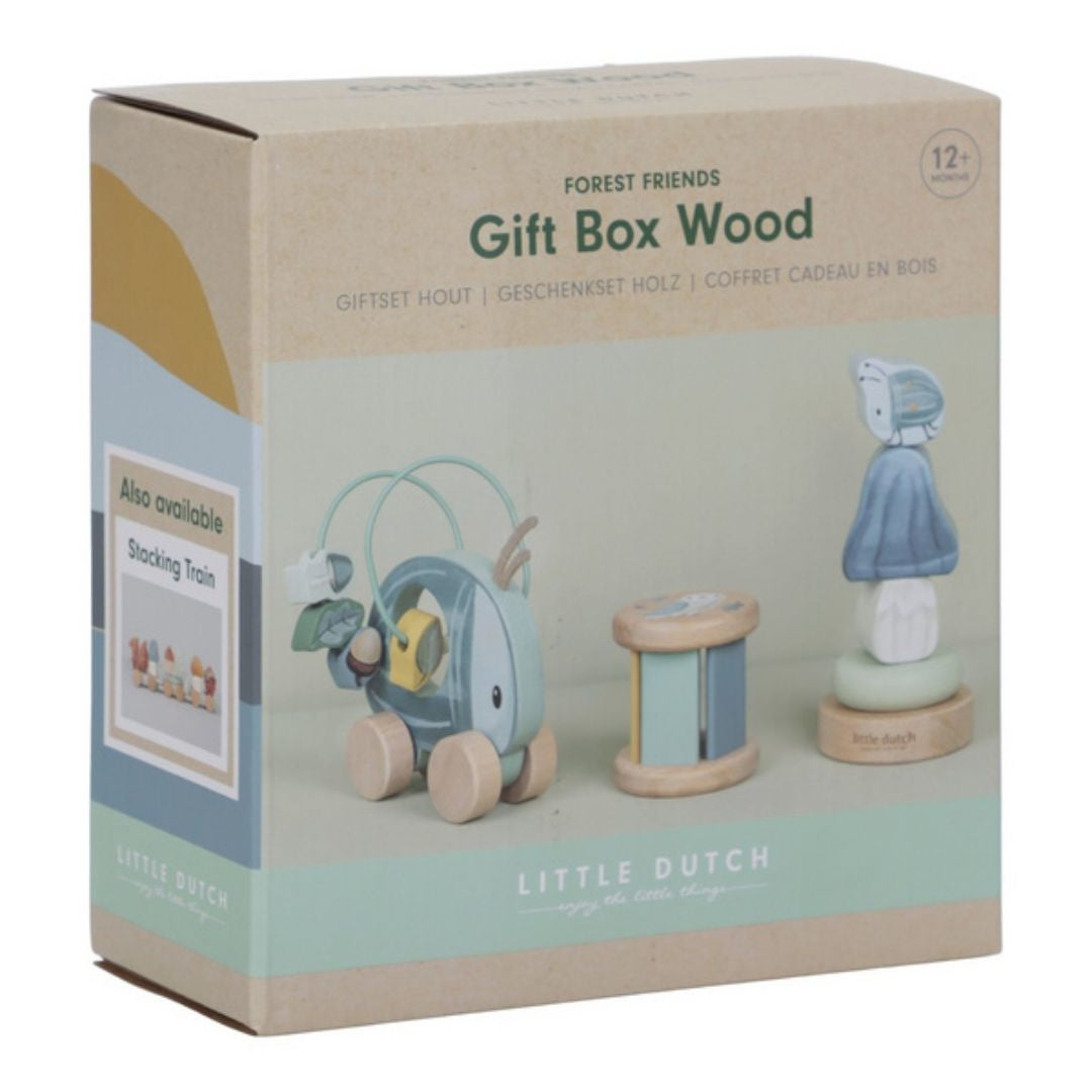Little Dutch® Darilni paket Wood Forest Friends Little Dutch