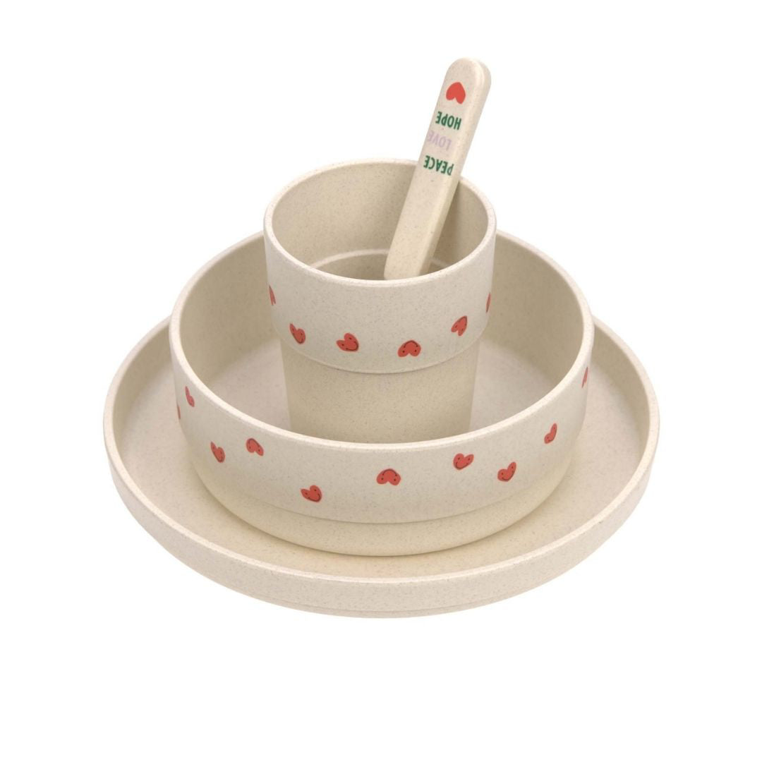 Lässig® Set za hranjenje Happy Rascals Heart Lässig