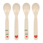 Lässig® Žlica 4 kos Happy Rascals Heart Lavender Lässig