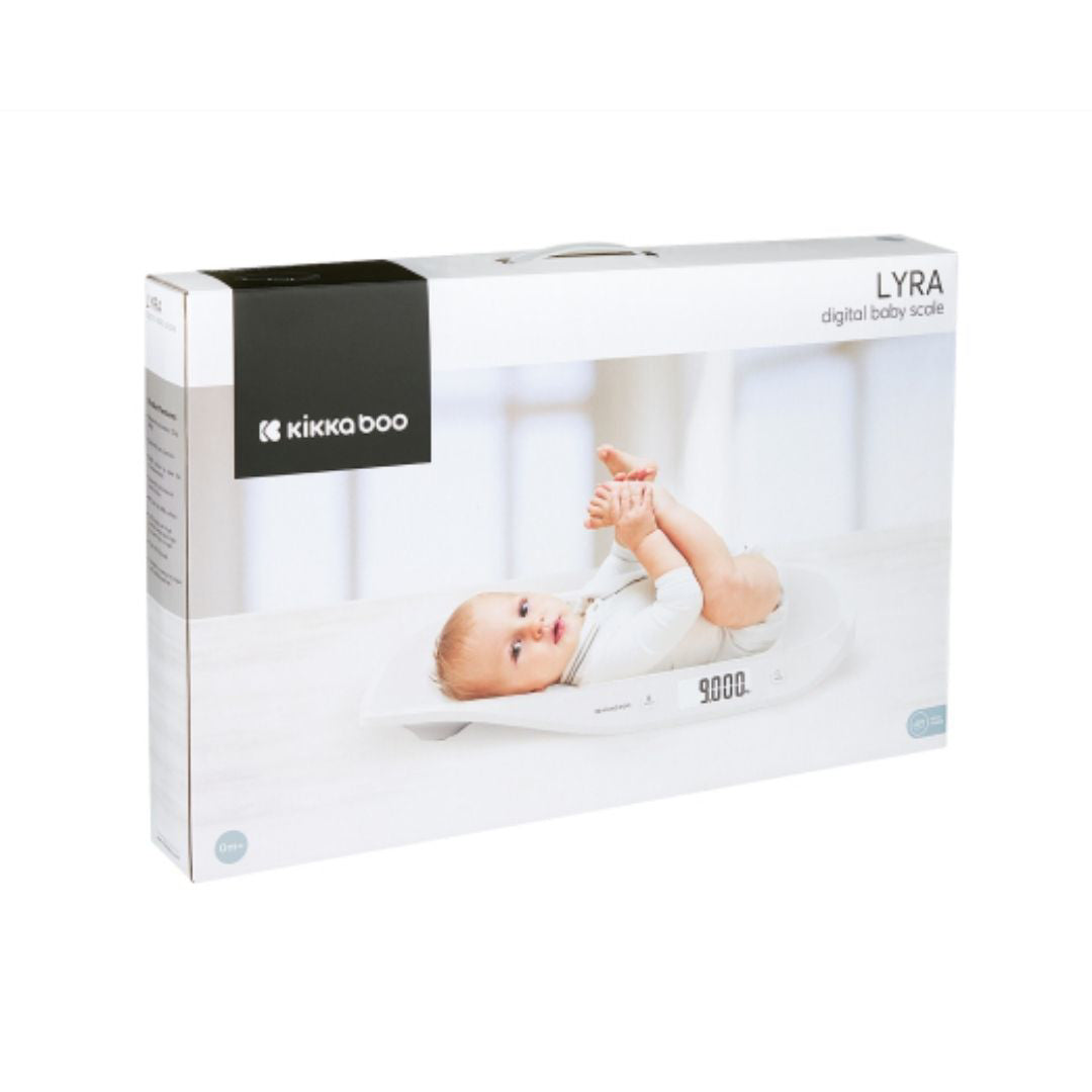 KikkaBoo® Otroška digitalna tehtnica Lyra White KikkaBoo