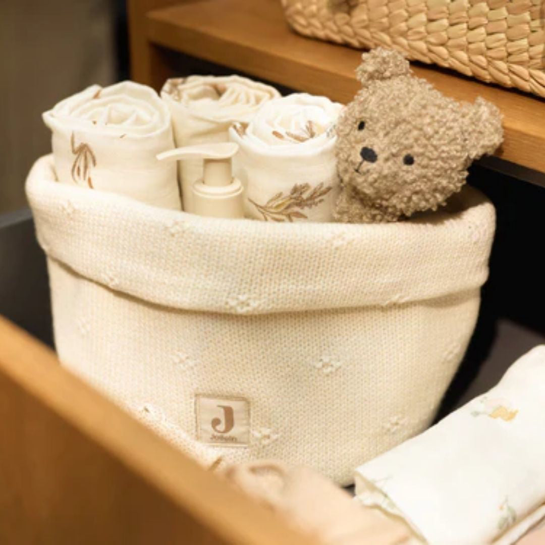 Jollein® Košara za shranjevanje Cosy Knit Ivory Jollein