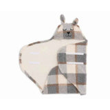 Jollein® Wrap blanket Bunny Check Boucle 105x100