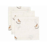 Jollein® Set 3 Mull Windeln Nostalgic Ride 31x31 cm