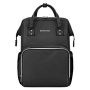 KikkaBoo® Previjalni nahrbtnik Siena Black & Silver 2025 KikkaBoo