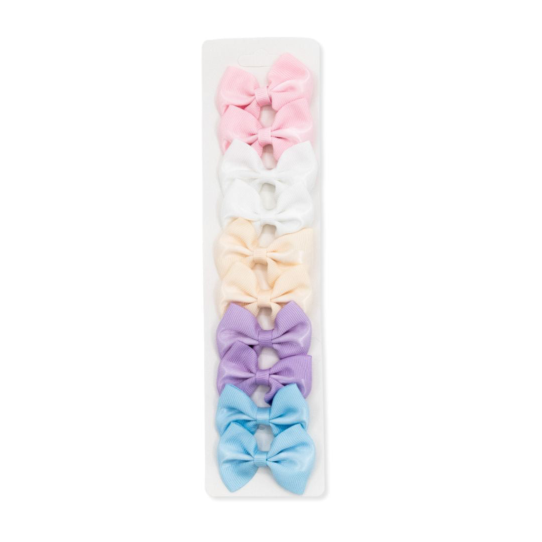 Petite Anna® Špangice za lase Bow Pastel 10 kosov Petite Anna