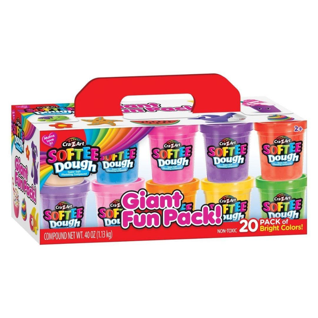 CrazArt® Otroški plastelin Softee Dough 20 kos CrazArt