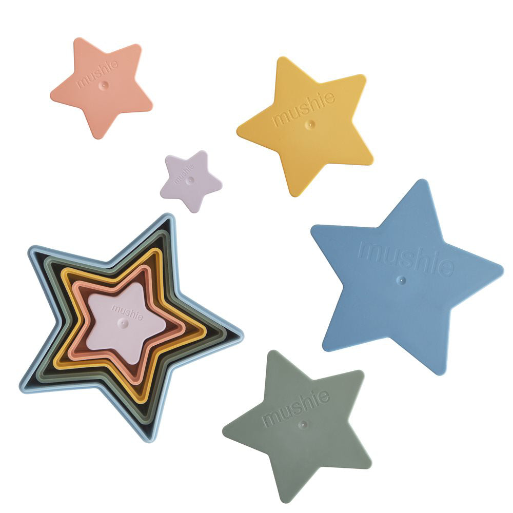 Mushie® Zvezdice za zlaganje Star Retro Mushie