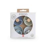 Frigg® 4-Pack Pacifiers Round Latex Skyline Serenity (0-6m)