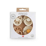 Frigg® 4-Pack Pacifiers Round Latex Snowflake Dream (0-6m)
