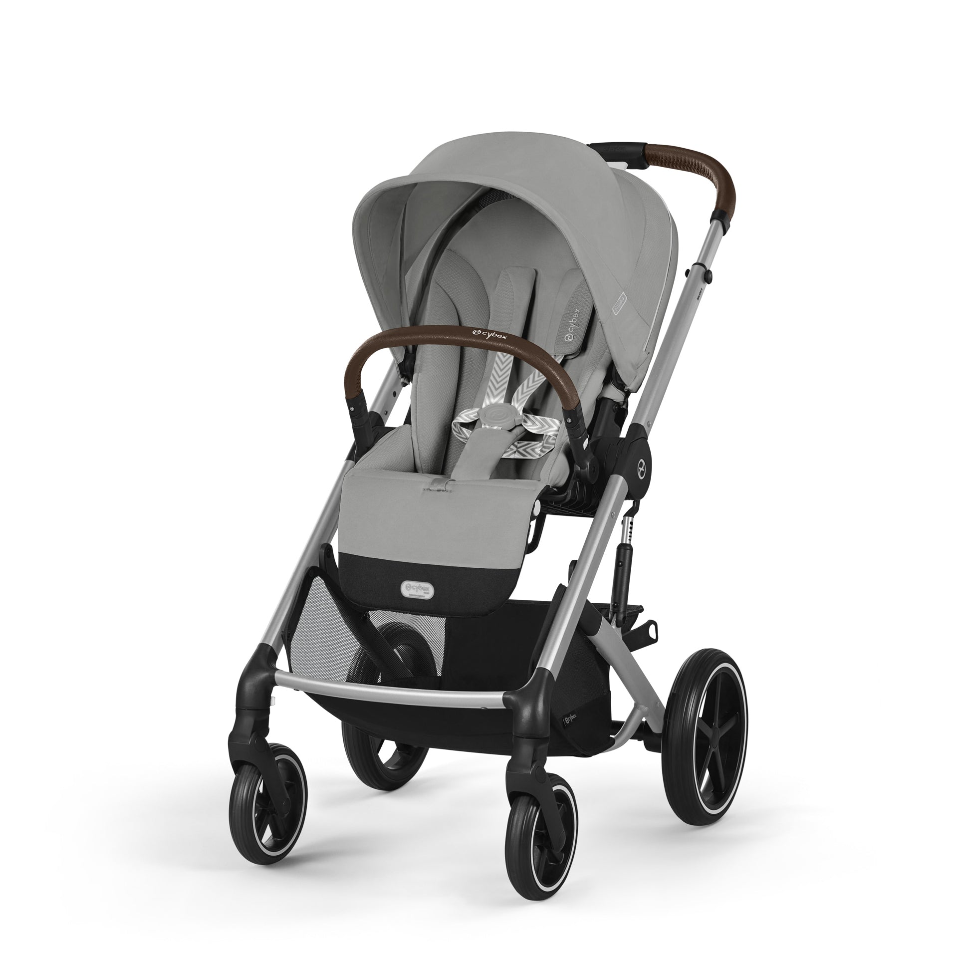 Cybex® Otroški voziček 4v1 Balios S Lux + Avtosedež Cloud G + IsoFix baza G Stone Grey Cybex