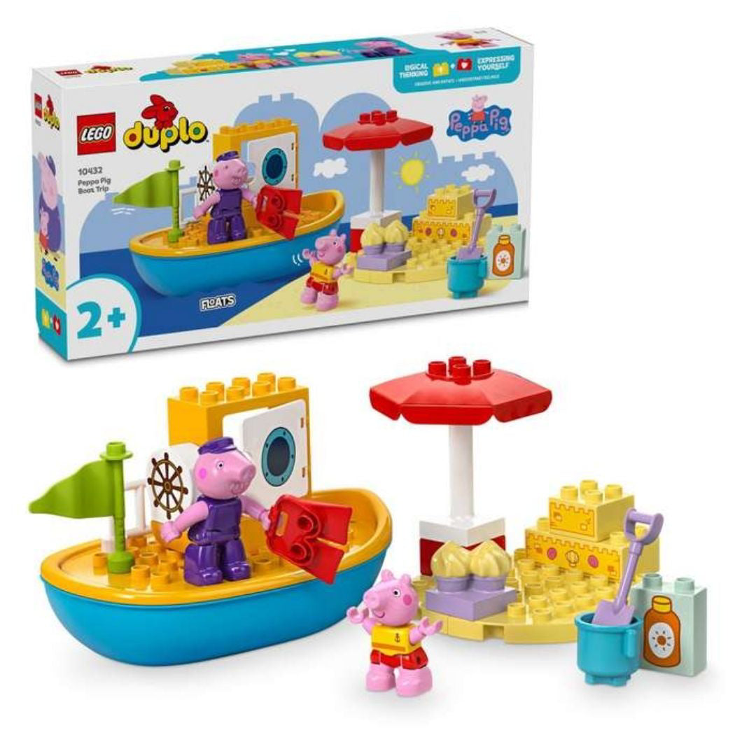 Lego® DUPLO® Pujsa Pepa in potovanje s čolnom Lego