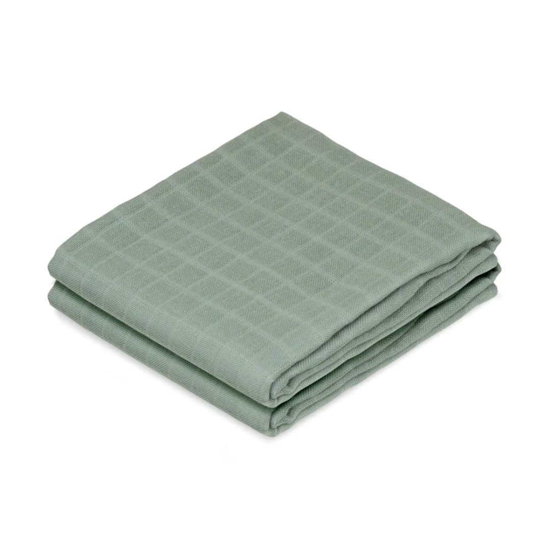 CamCam® Komplet 2 tetra pleničk 70x70 GOTS Ivy Green Cam Cam Copenhagen