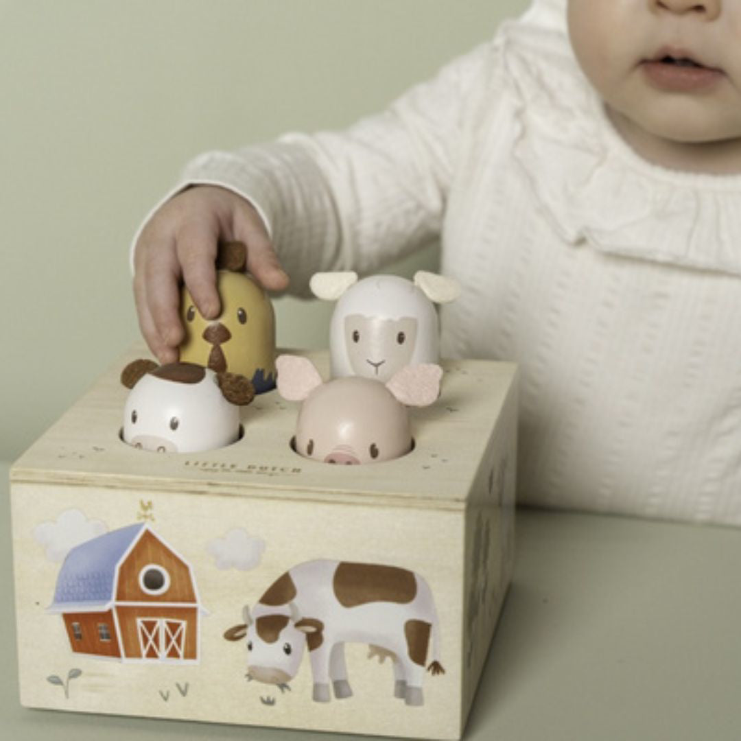 Little Dutch® "Pop up" lesena igrača Little Farm Little Dutch