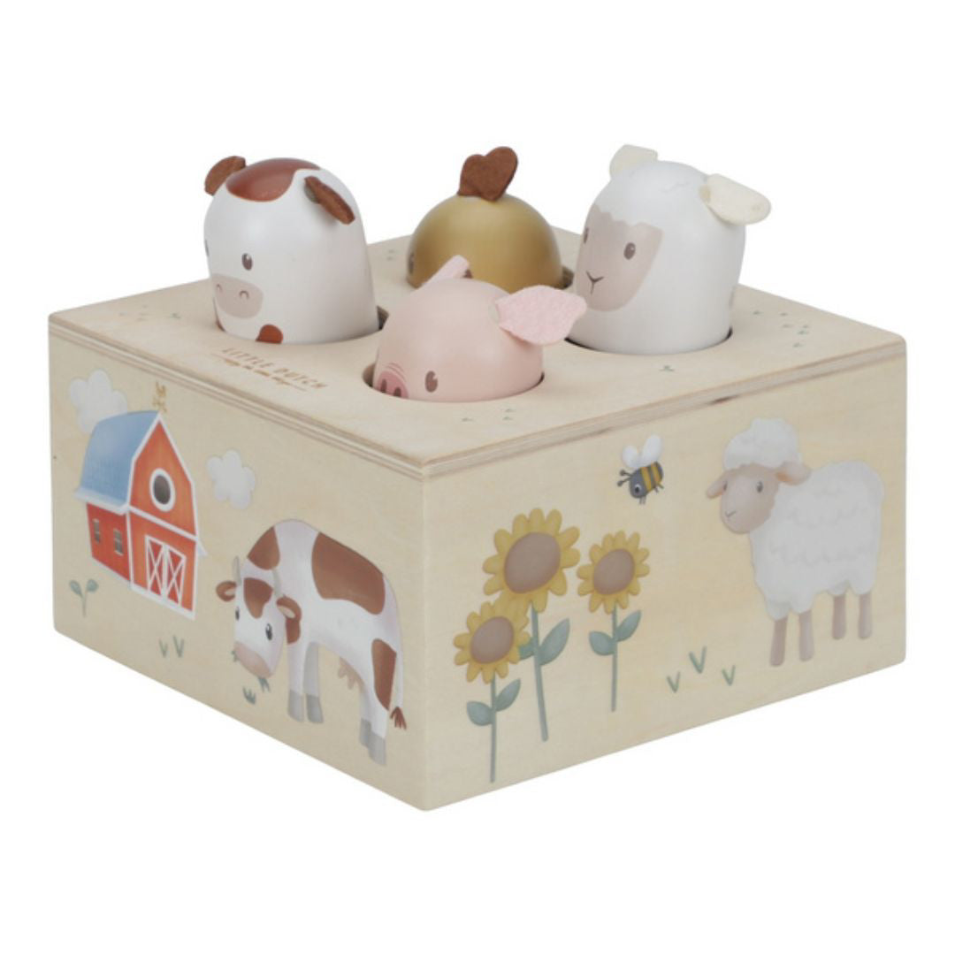 Little Dutch® "Pop up" lesena igrača Little Farm Little Dutch