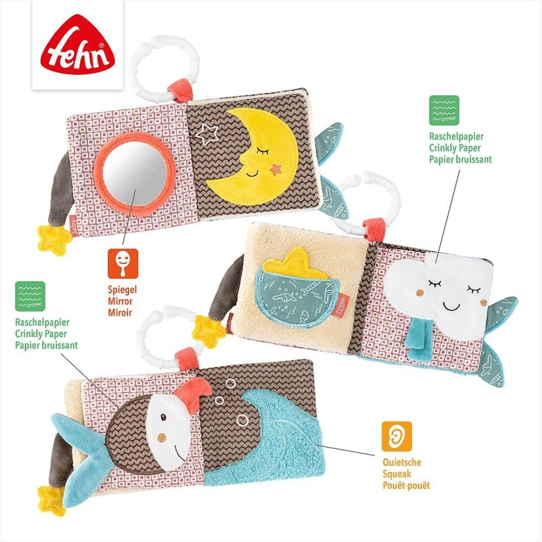 Fehn® Mehka knjigica Medvedek Fehn