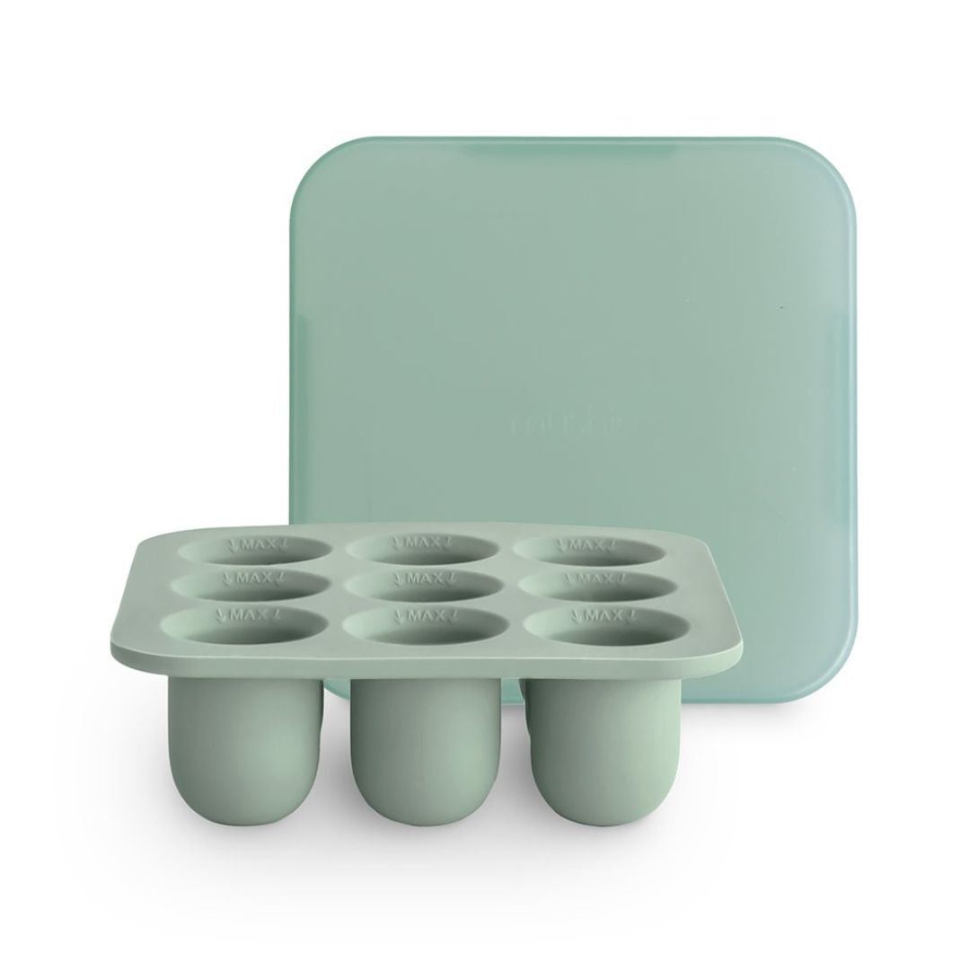 Mushie® Silikonski modelčki za zamrzovalnik Cambridge Blue Mushie