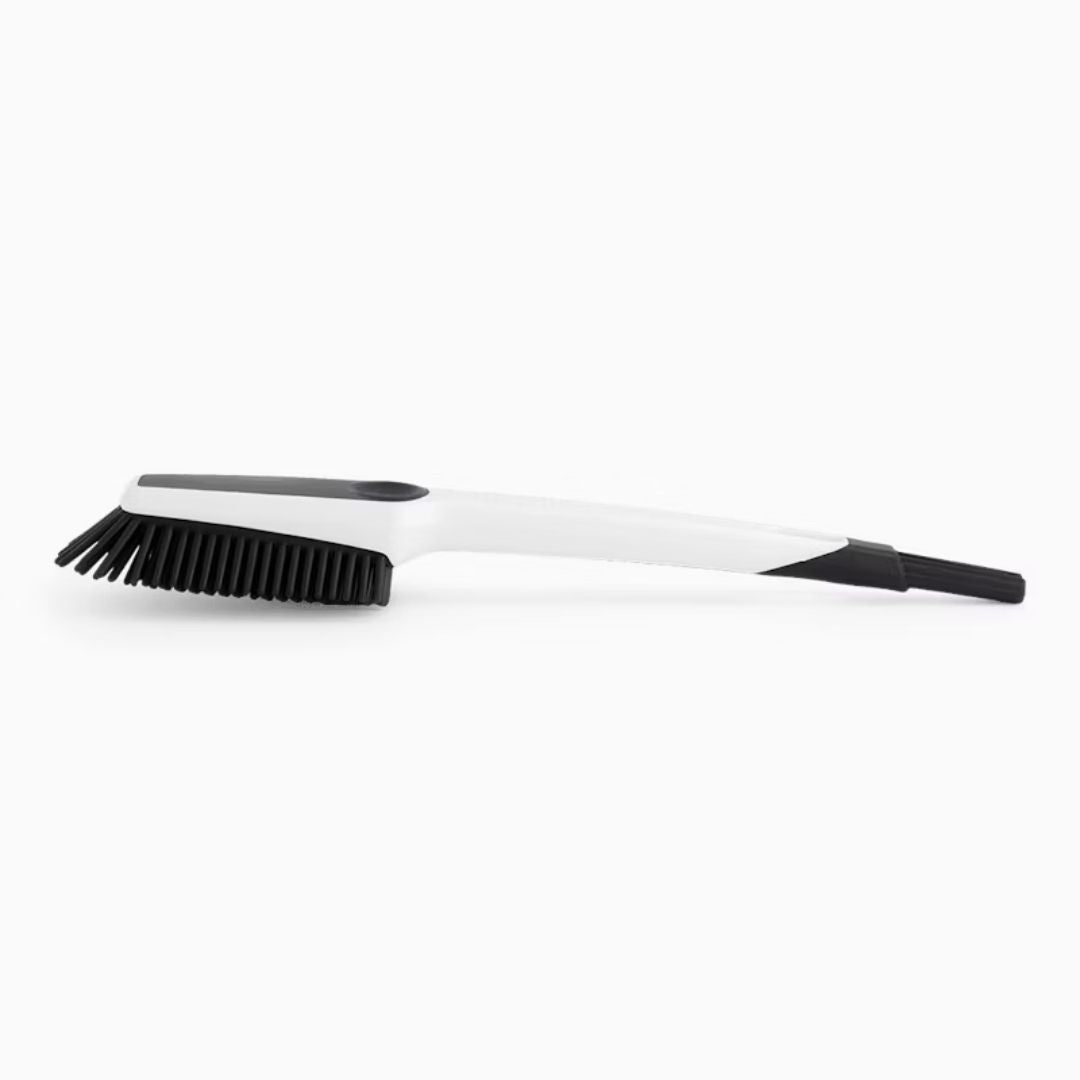 Twistshake® Silikonska krtačka za čiščenje Black White Twistshake