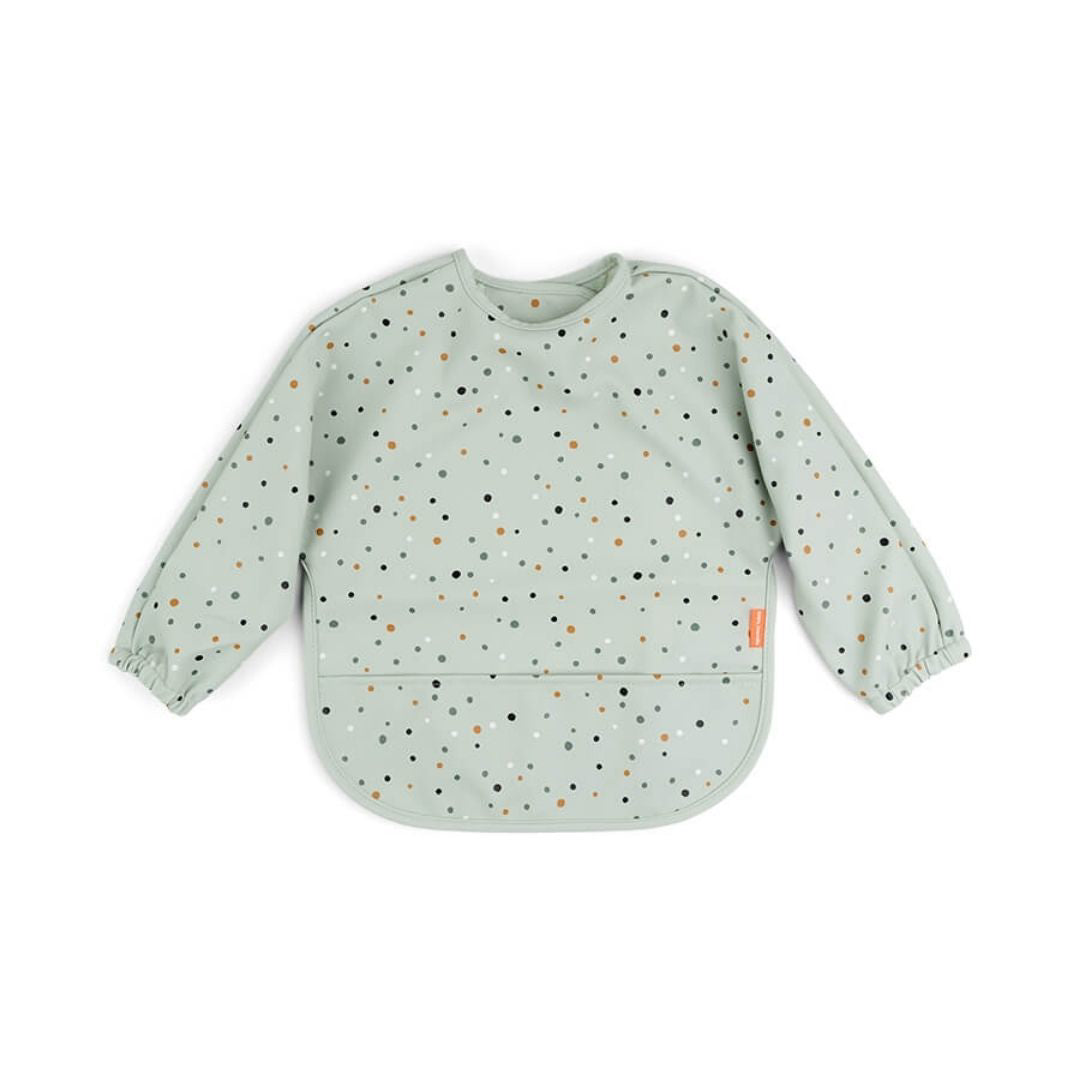 Done by Deer® Slinček z rokavi Happy Dots Green Done by Deer