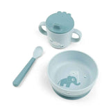 Done by Deer® First Feeding Set Foodie Elphee Blue