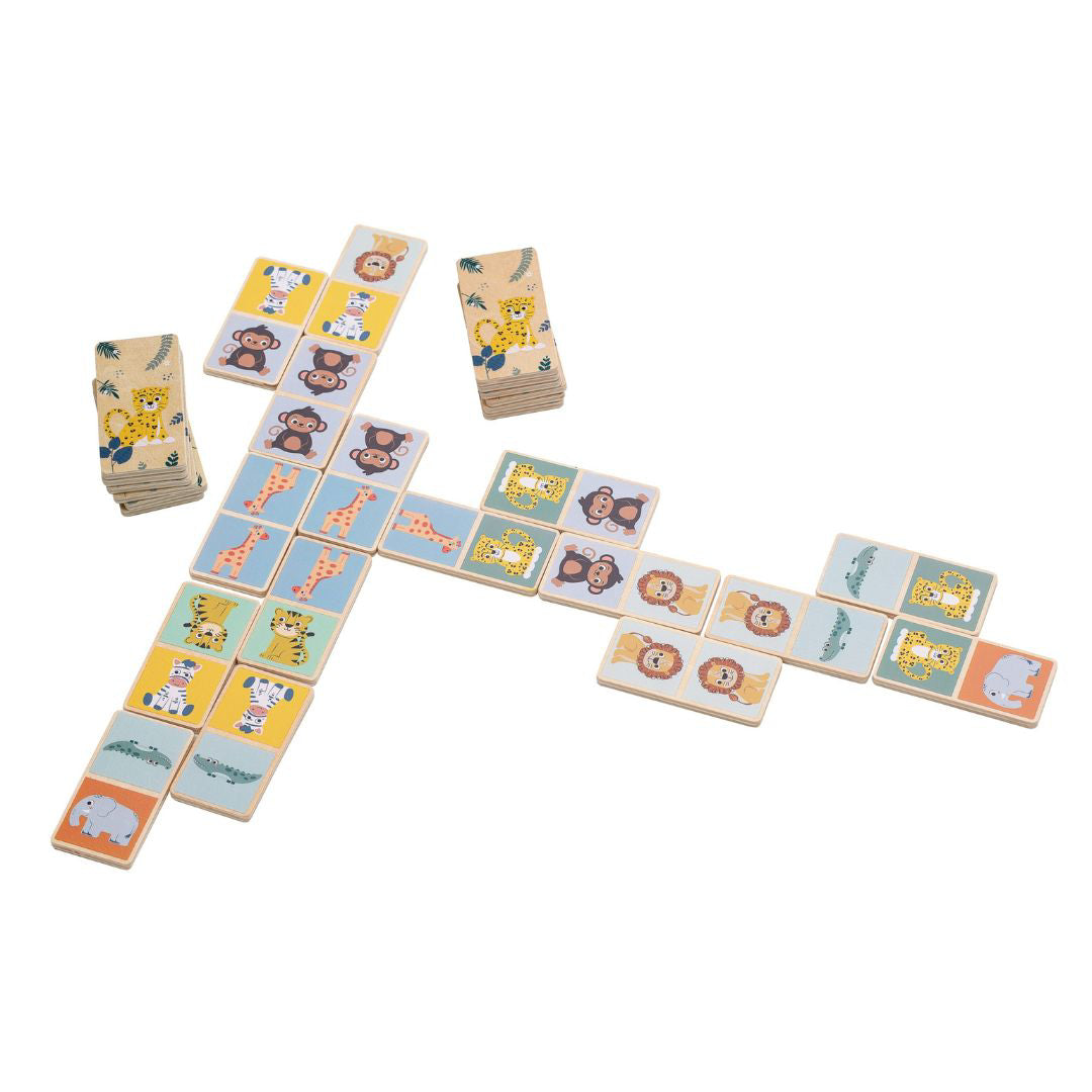 Free2Play® Lesena družabna igra Domino (28 kosov) Free2Play