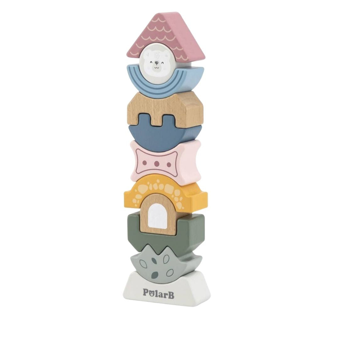 PolarB® Lesene figurice zlaganje Stolp PolarB