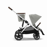 Cybex® Stroller Gazelle™ S Stone Grey (Silver Frame)