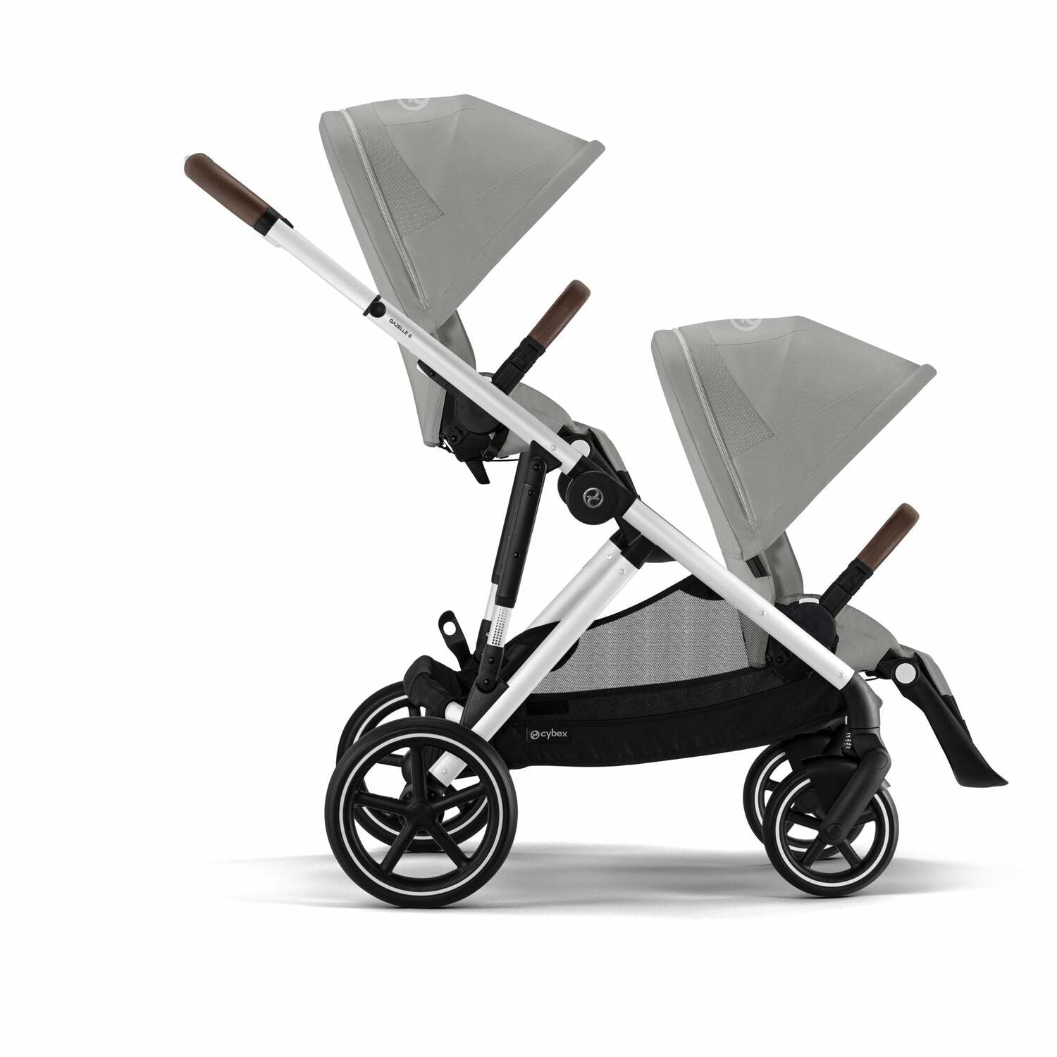 Cybex® Dodatni športni sedež Gazelle™ S Stone Grey (Silver Frame) Cybex