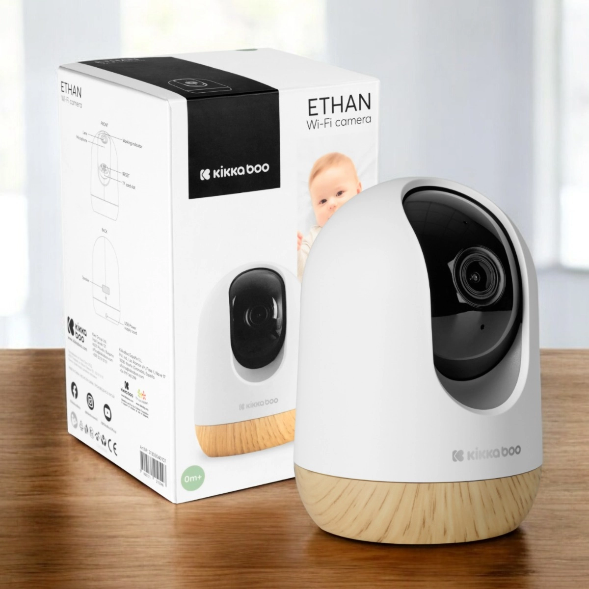KikkaBoo® Varuška Wi-Fi Ethan KikkaBoo