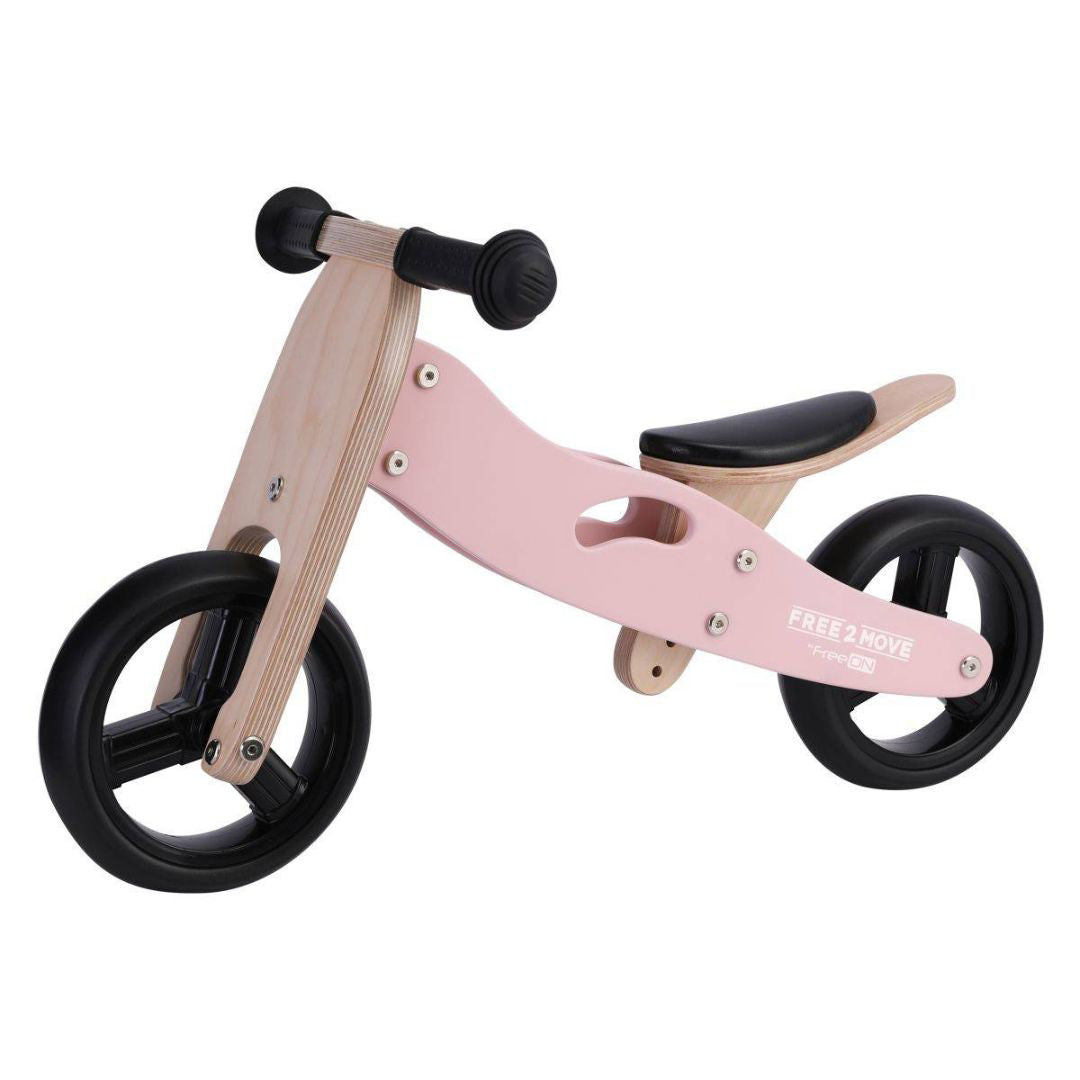 Free2Move® Lesen trikolesni poganjalec 2v1 Rider Pink Free2Move