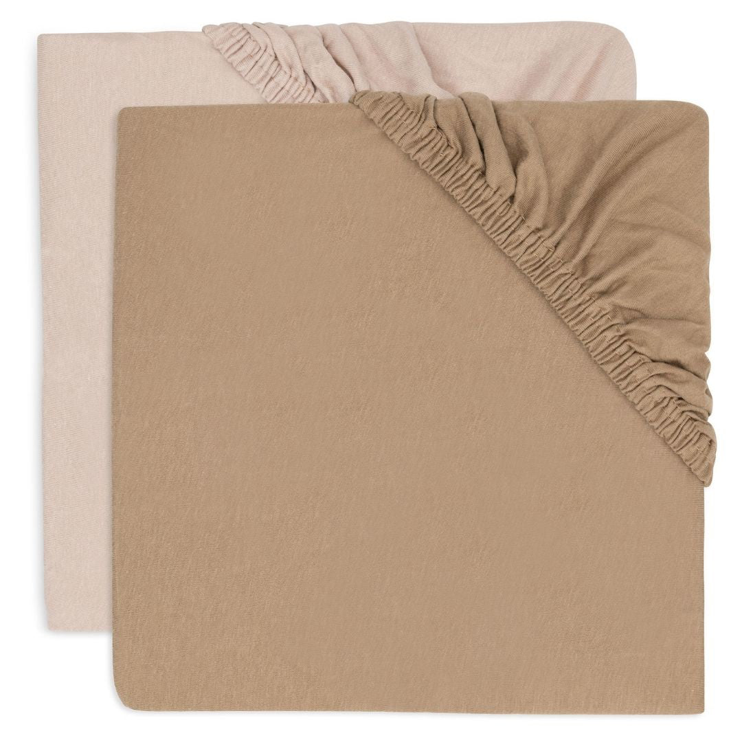 Jollein® Bombažna rjuha 2 kosa 40/50x80/90 Wild Rose/Biscuit Jollein