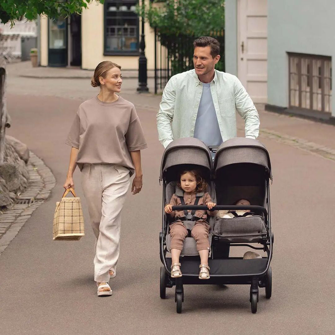 Nuna® Otroški voziček Trvl™ Dubl Caviar Nuna