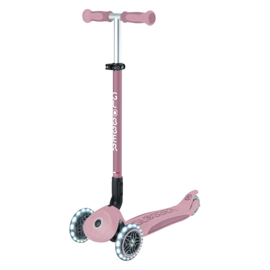 Globber® Zložljivi otroški skiro GO UP deluxe 360° s svetlečimi kolesi Berry Globber
