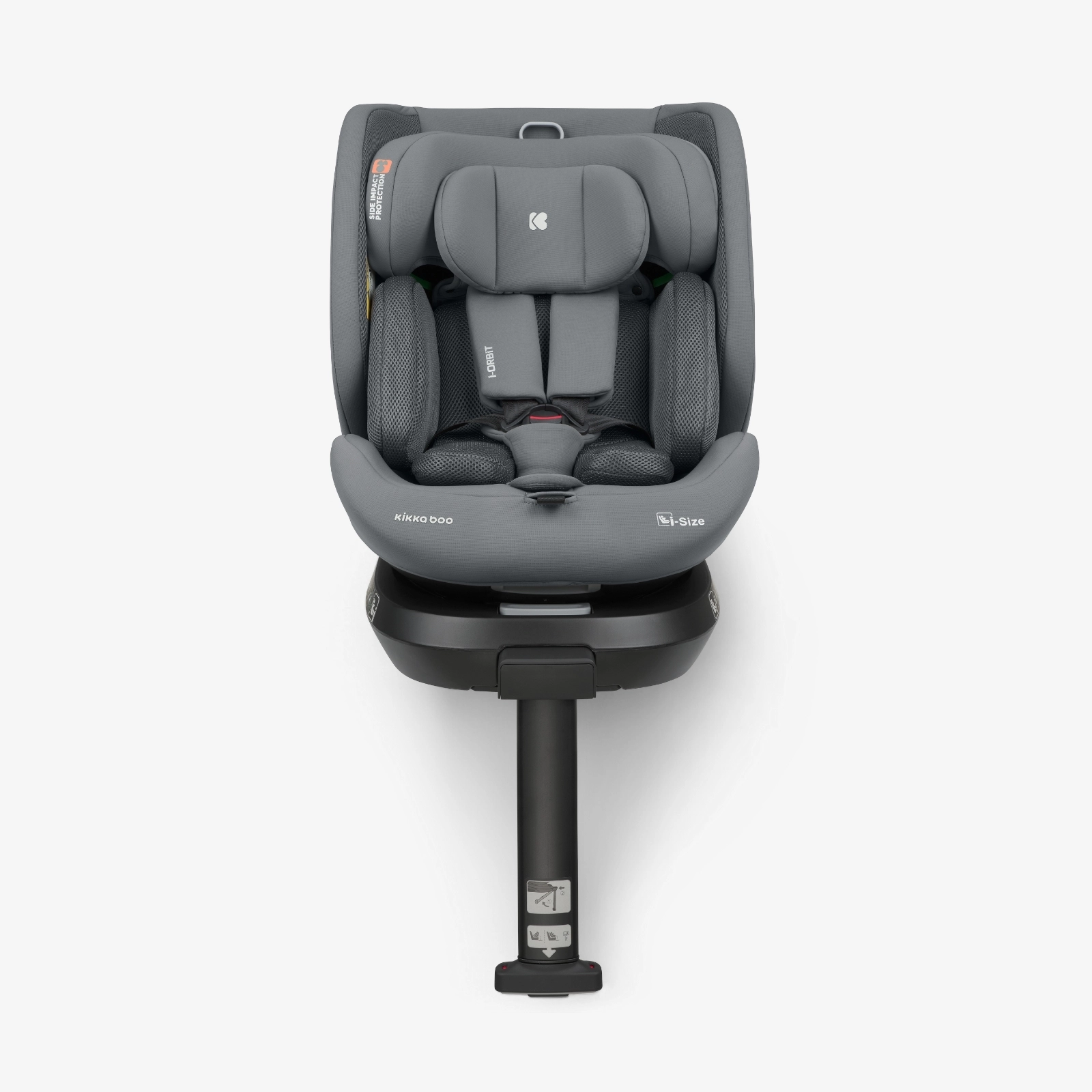 KikkaBoo® Otroški avtosedež 360° i-Orbit i-SIZE (40-150 cm) Light Grey 2025 KikkaBoo