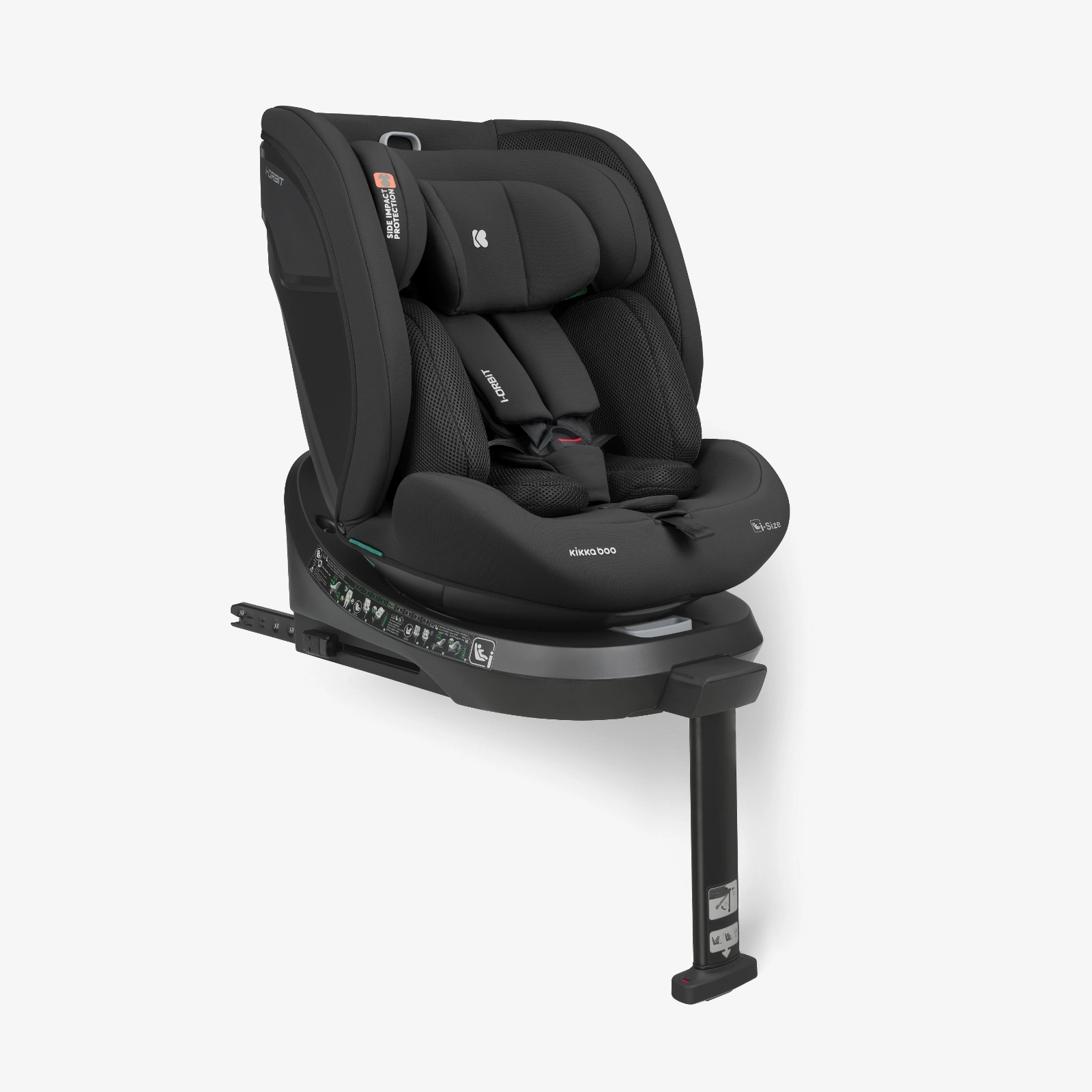 KikkaBoo® Otroški avtosedež 360° i-Orbit i-SIZE (40-150 cm) Black 2025 KikkaBoo