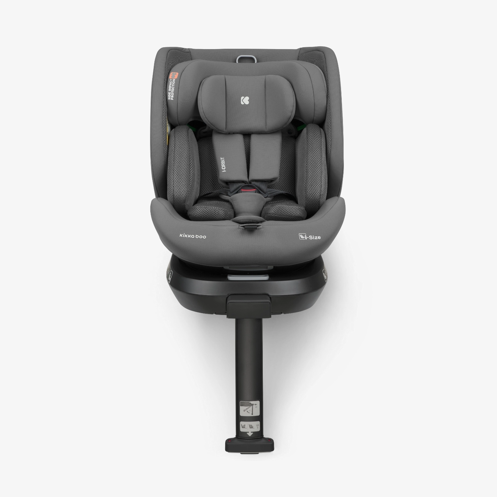 KikkaBoo® Otroški avtosedež 360° i-Orbit i-SIZE (40-150 cm) Dark Grey 2025 KikkaBoo