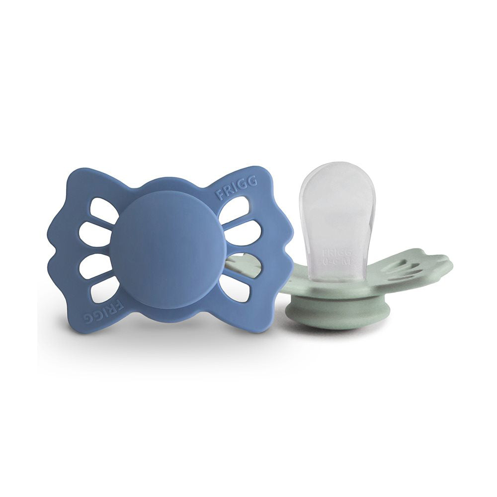 Frigg® Simetrična Duda iz silikona Lucky Ocean View/Sage 0-6 M FRIGG