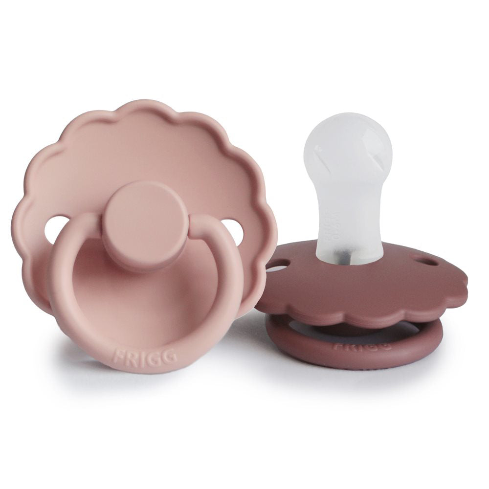 Frigg® Duda iz silikona Daisy Blush/Woodchuck 0-6 M FRIGG