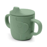 Done by Deer® Becher mit Deckel Peekaboo Elphee Green