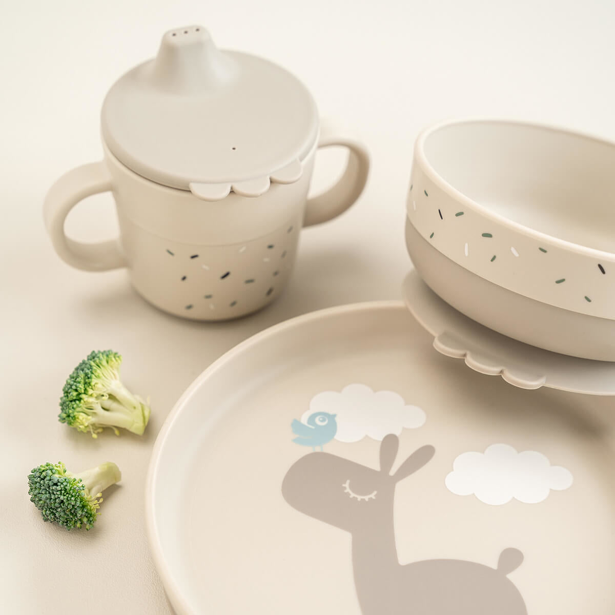 Done by Deer® Prvi jedilni set Foodie Lalee Sand Done by Deer