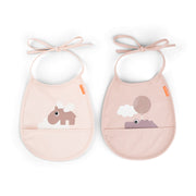 Done by Deer® Komplet 2 mini slinčkov Happy Clouds Powder Done by Deer