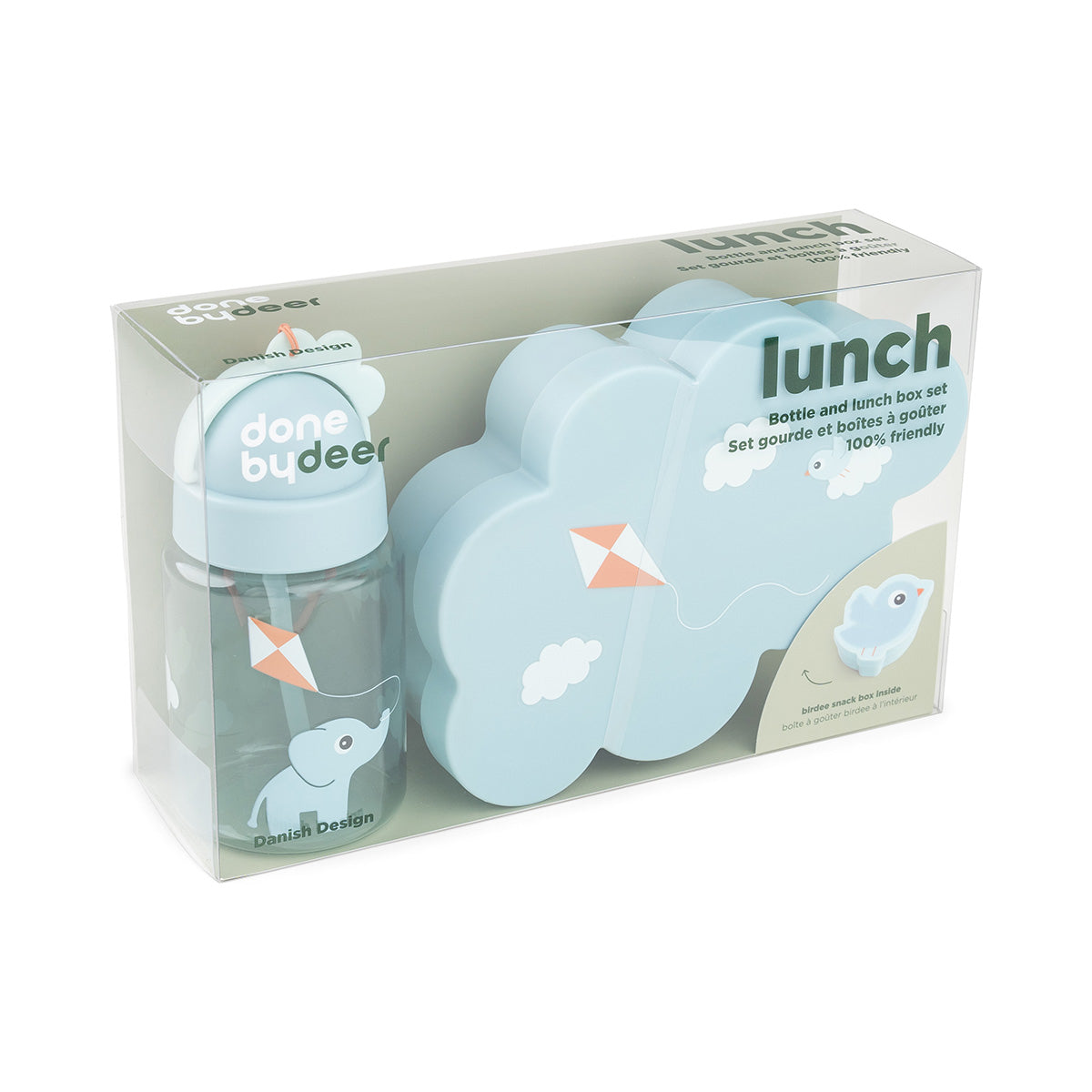 Done by Deer® Set za malico Playground Blue Done by Deer