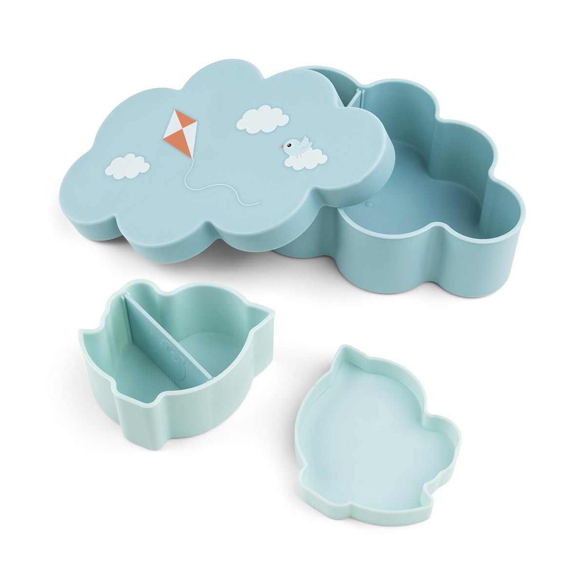 Done by Deer® Set za malico Playground Blue Done by Deer