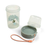 Done by Deer® To Go snack container L Croco Green