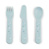 Done by Deer® Jídelní příbor Foodie Happy Dots Blue