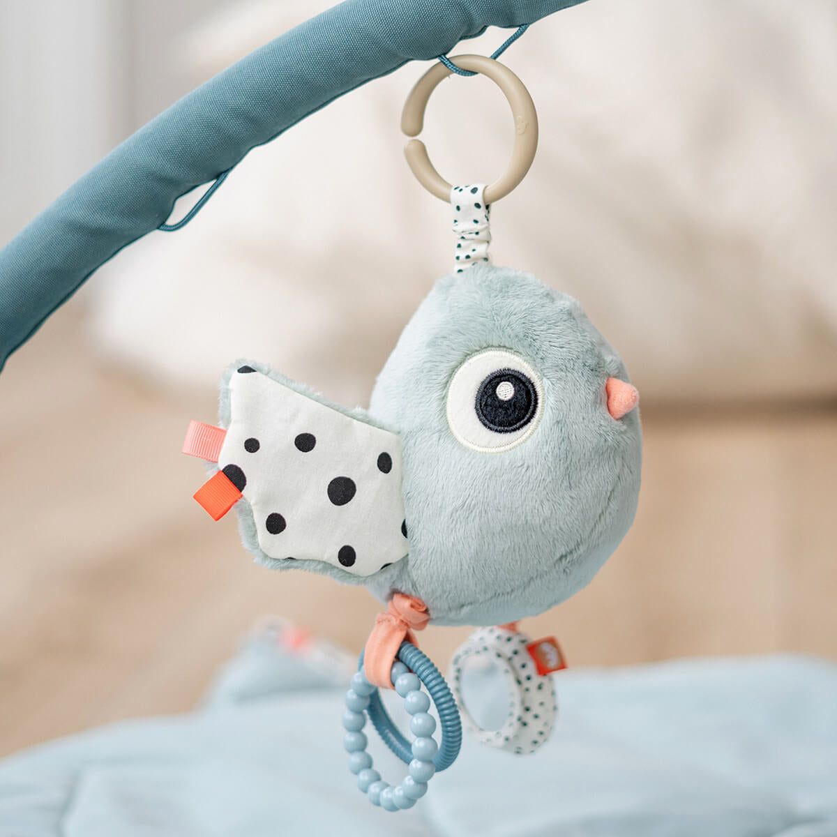 Done by Deer® Aktivnostna obešanka Birdee Blue Done by Deer