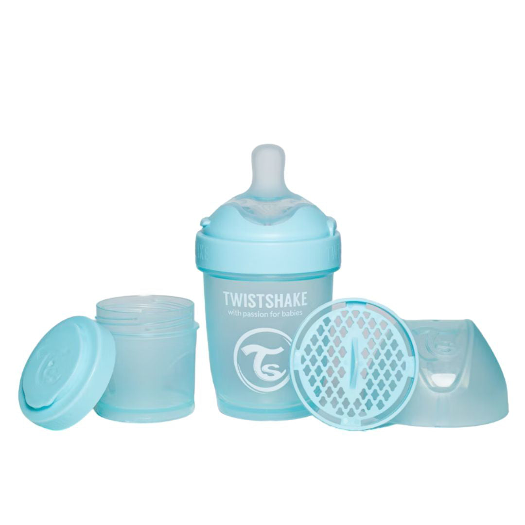 Twistshake® Steklenička PRO Double Anti-Colic 180ml Pastel Pastel Blue Twistshake